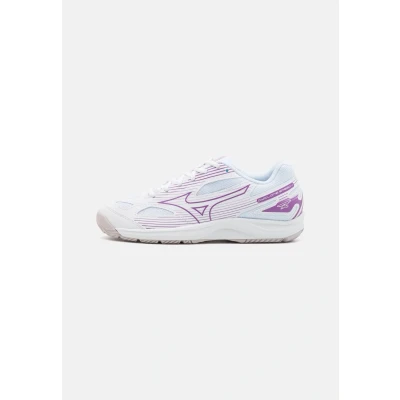 Abbildung von Mizuno Cyclone Speed 4 Volleyballschuh, Damen, Größe: 41, White/patrician purple/quince Schuhe