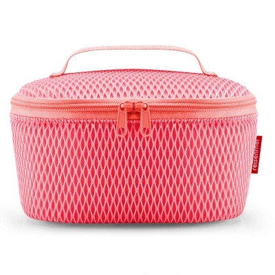 Abbildung von reisenthel coolerbag S Pocket mesh Coral Kühltasche mit Obermaterial aus recycelten PET Flaschen Ideal für das Mittagessen unterwegs