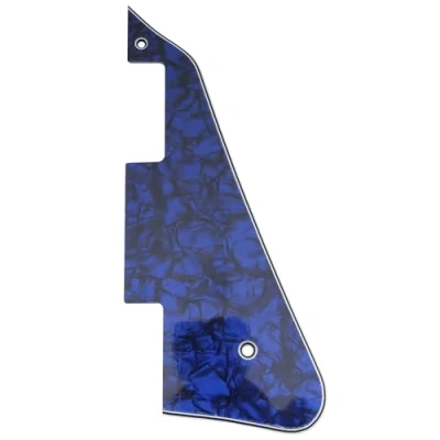 Abbildung von Musiclily LP Gitarre Schlagbrett für USA Les Paul Modern Style E Gitarre,4 lagig Blue Pearl