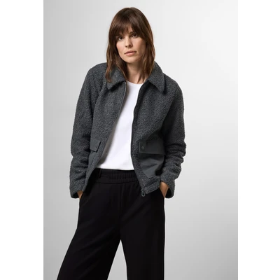 Abbildung von Cecil Teddy Fleecejacke, Damen, Größe: Large, Grau