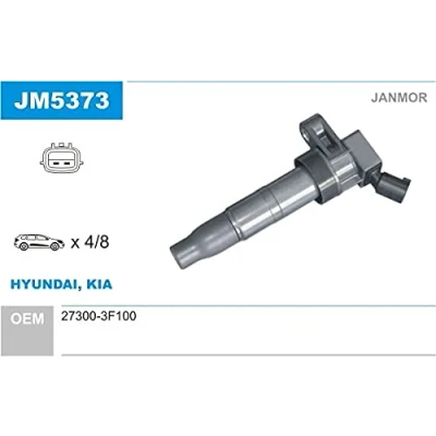 Abbildung von JANMOR JM5373 Zündspule HYUNDAI: Sonata V, KIA: Sportage III, Magentis II