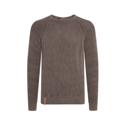 Abbildung von Indicode Jeans Idrockford Strickpullover, Herren, Größe: Small, Dark brown