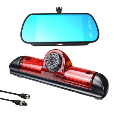 Abbildung von Auto Dritte Dach Top Mount Bremsleuchte Kamera Bremslicht Rückfahrkamera für Citroen Jumper/FIAT DUCATO X250 / Peugeot Boxer +7.0&quot; Zoll Monitor TFT Bildschirm LKW KFZ LCD Display E Mark