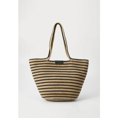 Abbildung von Marc O&#039;Polo Jonna Shopping Bag, Damen, Größe: One Size, Black/nature