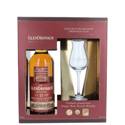 Abbildung von The GlenDronach 12 Jahre Geschenkset mit Ritzenhoff Tasting Glas Highland Single Malt Scotch Whisky (1 x 0.7 L)
