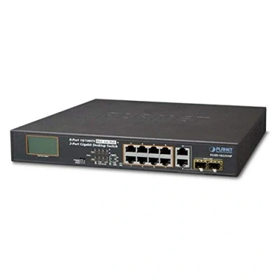 Abbildung von ASSMANN PLANET 8x 10/100TX 802.3at PoE + 2x Gigabit TP/SFP 120W