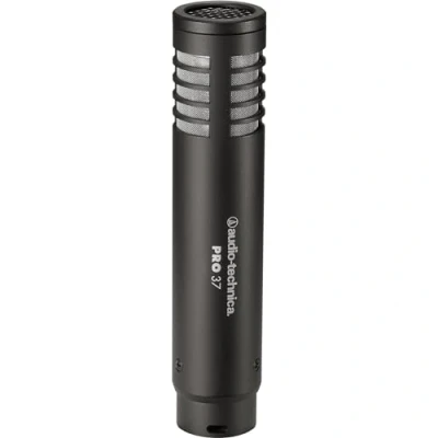 Abbildung von Audio Technica PRO37 Kondensatorinstrumentenmikrofon mit Richtcharakteristik Niere Schwarz