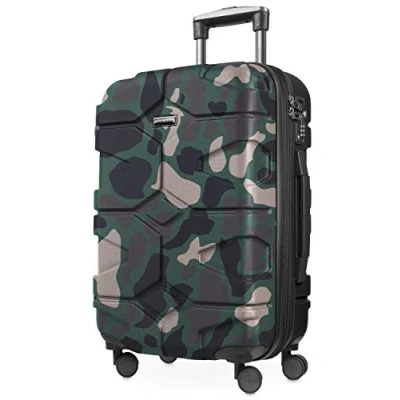 Abbildung von Hauptstadtkoffer Hartschalen Trolley &quot;X Kölln, 58 cm, Camouflage&quot;, 4 Rollen, Koffer Handgepäck Reisegepäck TSA Schloss