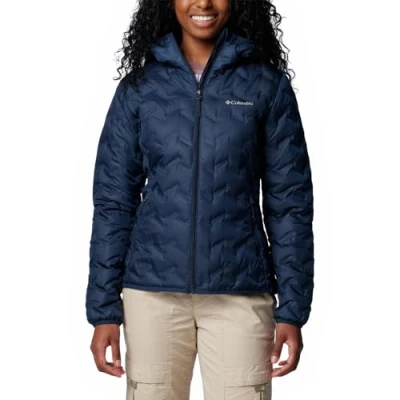Abbildung von Columbia Delta RIDGE II Hooded Jacket Daunenjacke, Damen, Größe: Medium, Collegiate navy