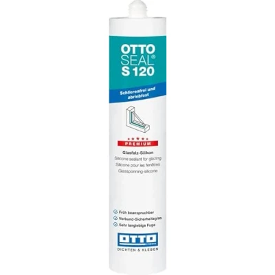 Abbildung von OTTOSEAL S 120 Premium Glasfalz Silikon 310 ml Kartusche C56 betongrau