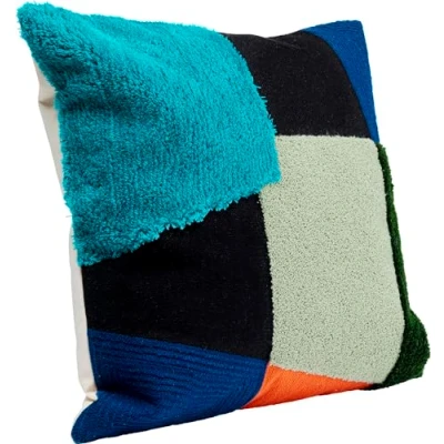 Abbildung von Kare Design Kissen Rectangle, Mehrfarbig, Zierkissen, Deko Kissen, mit Füllung, Reißverschluss, 45x45 cm (L/B)