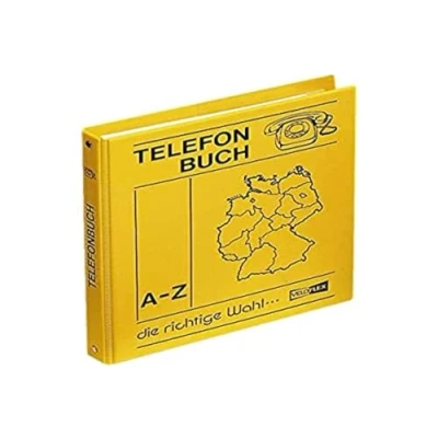 Abbildung von VELOFLEX 5158000 Telefonringbuch, DIN A5 4 Rund Ring Mechanik, 16 mm breit gelb