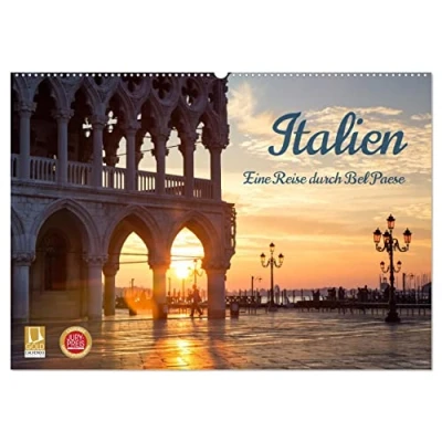 Abbildung von Italien Eine Reise durch Bel Paese (Wandkalender 2025 DIN A2 quer), CALVENDO Monatskalender