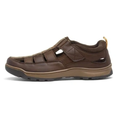 Abbildung von Hush Puppies Herren Sandalen Komfortable Rucker Leder braun