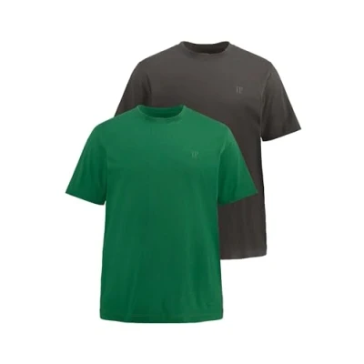 Abbildung von JP1880 Doppelpack Tshirt basic, Herren, Größe: 3XL, Smaragdgrün