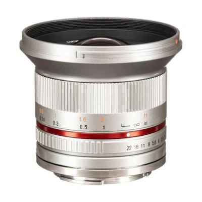 Abbildung von Rokinon 12 mm F2.0 NCS CS Ultra Weitwinkelobjektiv Sony E Mount, E, Silber, Lens Only