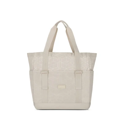 Abbildung von Larkson Smilla Shopping Bag, Größe: One Size, Sand gemustert
