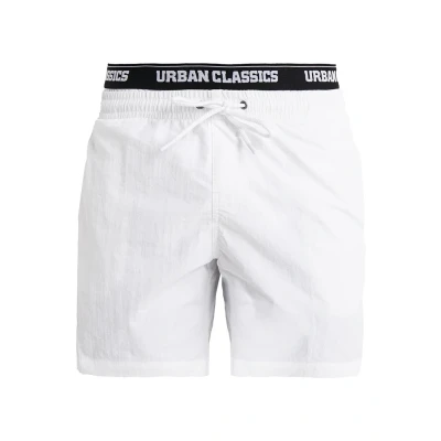 Abbildung von Urban Classics TWO IN ONE SWIM Badeshorts, Herren, Größe: XXL, White/black