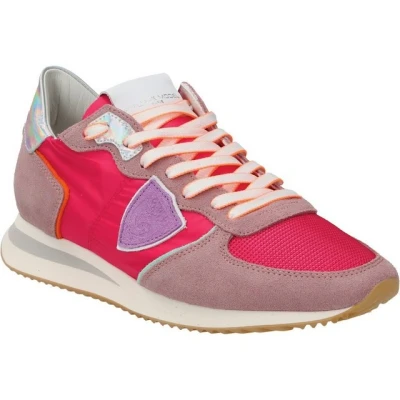 Abbildung von Philippe Model Sneaker TRPX Mondial, Rauleder, Rot, Damen EU 40