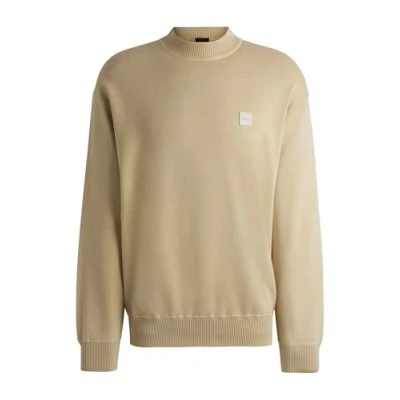 Abbildung von BOSS Akapulk Strickpullover, Herren, Größe: XL, Light beige