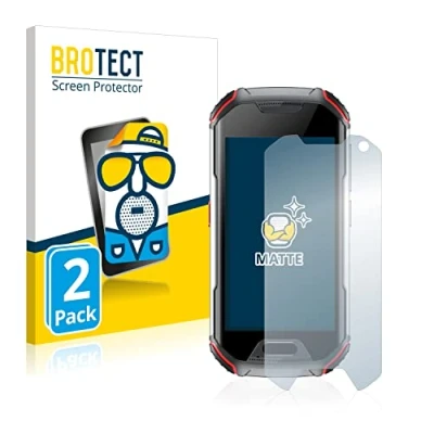Abbildung von BROTECT Entspiegelungs Schutzfolie für Unihertz Atom XL (2 Stück) Matte Displayschutz Folie, Anti Reflex, Fingerprint