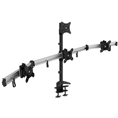 Abbildung von HFTEK Monitor Halterung, (4 Fach Monitorarm Tischhalterung für 4 Bildschirme von 15 27 Zoll mit VESA 75/100)