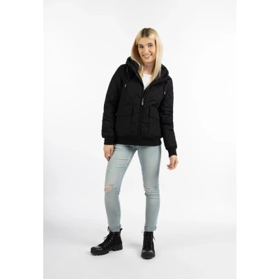 Abbildung von DREIMASTER Vintage Damenblouson mit leichter Wattierung XXL / Schwarz 100% Baumwolle