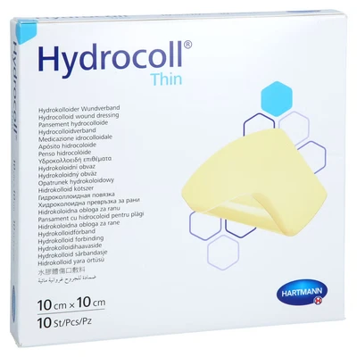 Abbildung von Hydrocoll thin Wundverband 10x10 cm 10 St