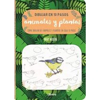 Abbildung von DIBUJAR ANIMALES Y PLANTAS EN 10 PASOS: COMO 60 SOLO PASOS
