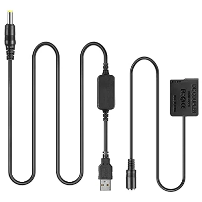 Abbildung von Raeisusp USB Kabel + DMW DCC8 BLC12 BLC12E Dummy Akku für Lumix DMC GH2 GH2K GH2S G80 G81 G85 FZ1000 FZ2000 FZ300 FZ200 G6 G7 G5 DC G90 G91 G95 G99
