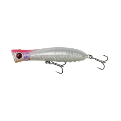 Abbildung von Savage Gear Gravity Popper 11cm 25gr Floating White Glow Oberflächenköder