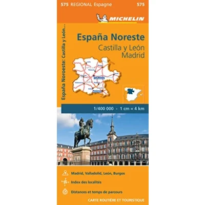 Abbildung von Castilla y Leon / Madrid (575): Wegenkaart Schaal 1 : 400.000 (Regionale kaarten Michelin, Band 575)