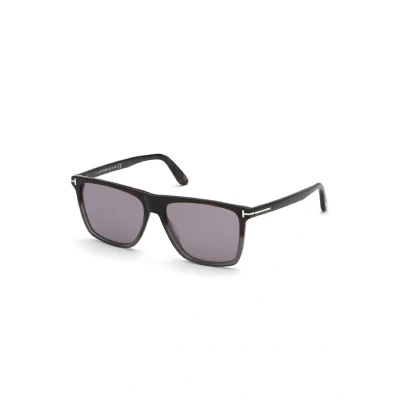 Abbildung von Tom Ford Quadratische FORM Sonnenbrille, Herren, Größe: One Size, Havanna farbenfroh