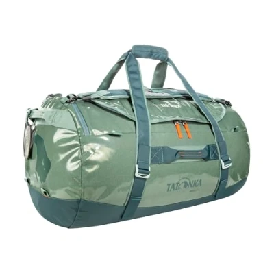 Abbildung von Tatonka Barrel 85L Wasserfeste Reisetasche mit Rucksackfunktion, großer Öffnung, gepolstertem Boden und abschließbarem Reißverschluss
