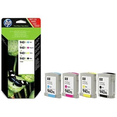 Abbildung von HP 940XL Multipack 4 farbig C2N93AE kein Titel kompatibel mit Officejet Pro 8000, 8500, 8500A