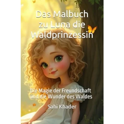 Abbildung von Das Malbuch Luna zu die Waldprinzessin: Magie der Freundschaft und Wunder des Waldes