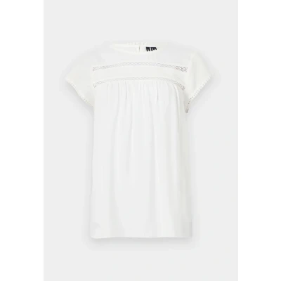 Abbildung von Vero Moda Vmdebbie Pleat Bluse, Damen, Größe: Medium, Snow white