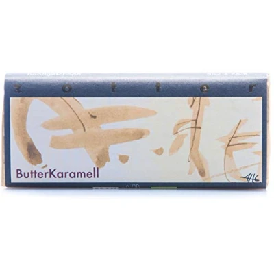 Abbildung von Zotter Bergmilchschokolade mit Butterkaramell, handgeschöpft (70 g) Bio