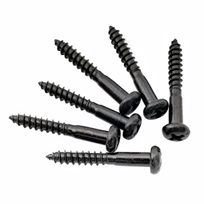 Abbildung von Musiclily Ultra 3,5x25mm Edelstahl Tremolo Brücke Schrauben für Strat Style E Gitarre, Schwarz (6er Set)