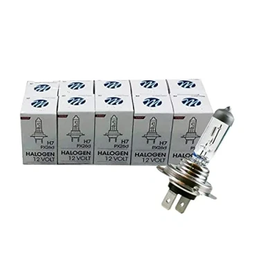 Abbildung von LITECH 10x H7 Halogen Lampe Autolampe M TE 12V 55W PX26d Scheinwerfer Ersatzlampen Abblendlicht Fernlicht Nebellicht