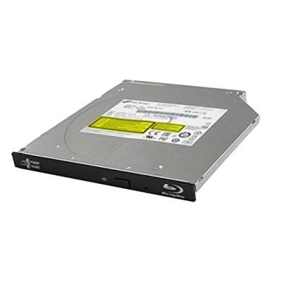 Abbildung von Hitachi LG BU40N Internal UHD Blu Ray/DVD Drive/Burner, Slim 9.5 mm Rewriter for Laptop, Desktop PC, Windows 10 Compatible, Ultra HD 4K Playback, M Disc Support (Bare Drive)