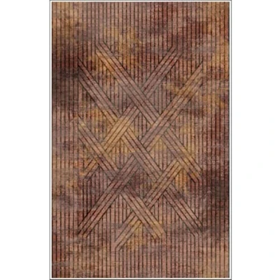 Abbildung von MANI TEXTILE Teppich Fisun, Orange, 120 x 180 cm