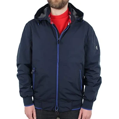 Abbildung von Wellensteyn Funktions MIT Kapuze Übergangsjacke, Herren, Größe: Large, Darknavy red
