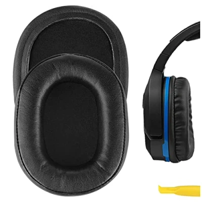 Abbildung von Geekria Ersatz Ohrpolster, passend für Turtle Beach Ear Force Stealth 700, 450, 420X, 600, 500P, XO SEVEN Gaming Headset, Reparaturteile (abgerundeter quadratischer PU Schaum)