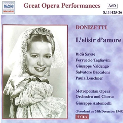 Abbildung von Donizetti: Great Opera Performances L&#039;elisir d&#039;amore