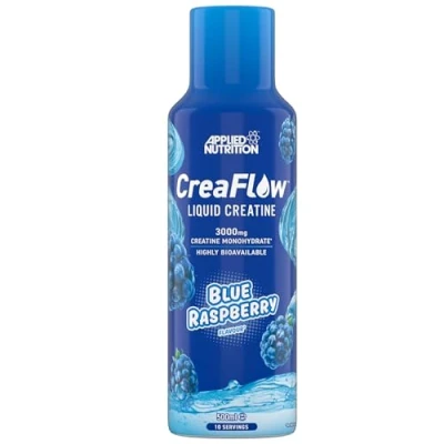 Abbildung von Applied Nutrition CreaFlow™ Creatin Monohydrat Liquid 3000 mg pro Dosis Vorabgemischte Zubereitung für Schnelle Absorption &amp; Leistung 500 ml (10 Servings) (500ml, Blue Raspberry)