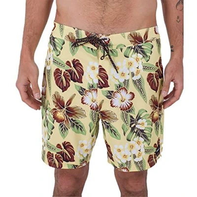 Abbildung von Hurley Phantomeco Classic 18 Badeshorts, Herren, Größe: 36, Eggshell