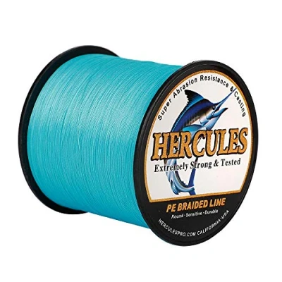 Abbildung von Hercules Super Cast 100m 2000m 109 2196 Yards Geflochtene Angelschnur 6lb 100lb Test für Salzwasser Süßwasser PE Geflecht Fischdraht Superline 4 Stränge
