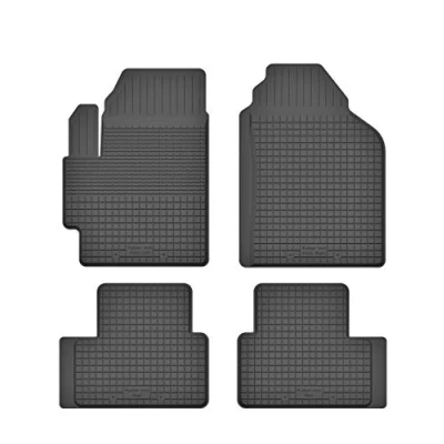 Abbildung von Gummimatten Fußmatten 1.5 cm Rand kompatibel mit Mitsubishi COLT VI Bj. 2004 2008 ideal angepasst 4 Teile EIN Set