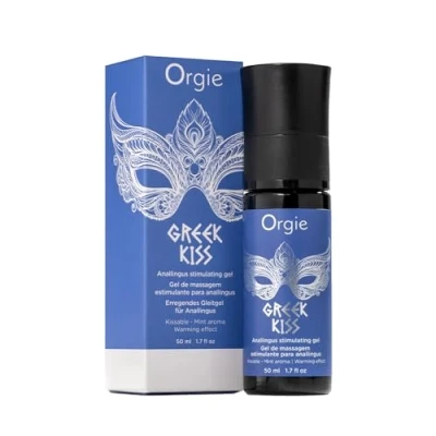 Abbildung von Orgie Analgleitgel «Greek Kiss» Anilingus Gel, Flasche mit 50ml, 1 tlg., erregendes Gleitgel für Anilingus, Wärme Effekt